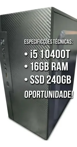 CPU Desktop Intel Core i5 10400T 16GB RAM SSD 240GB Windows 11