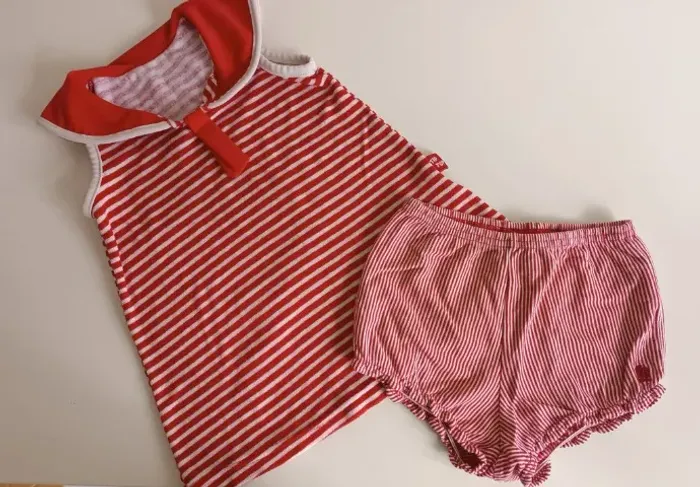 Saída de praia Tip Top 1-2 anos + Shorts Tommy Hilfiger 12-18m