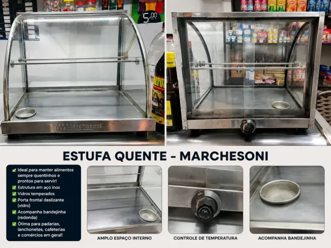 Estufa Elétrica Marchesoni - Excelente para Lanchonetes, Padarias e Comércios