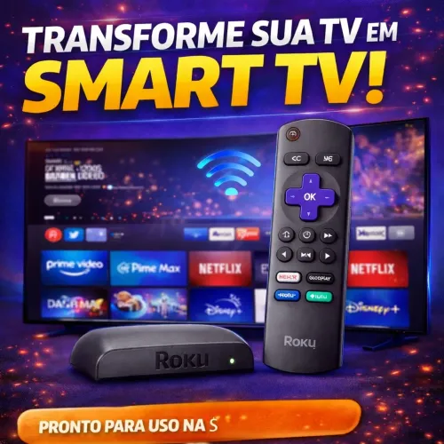 Roku Express | Transforma sua TV em Smart | Rápido e Fácil