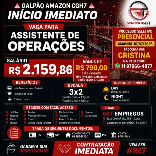 Assistente de operações