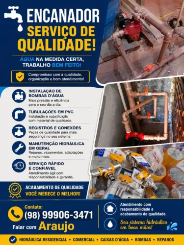 Encanador profissional
