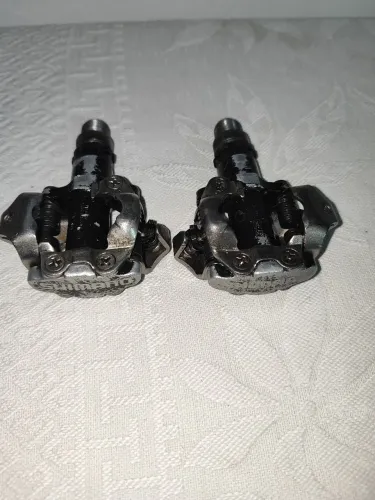 Pedal Clip Shimano PD-M520 Original MTB Preto - Usado em Ótimo Estado
