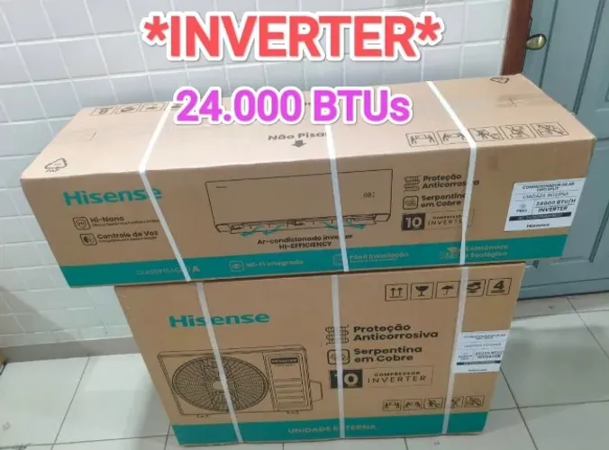 Ar Split Hisense INVERTER 24000 BTUs