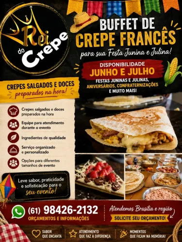 Buffet de Crepe Francês 