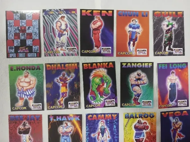 CARD SUPER STREET FIGHTER 2 TURBO (ANOS 90)