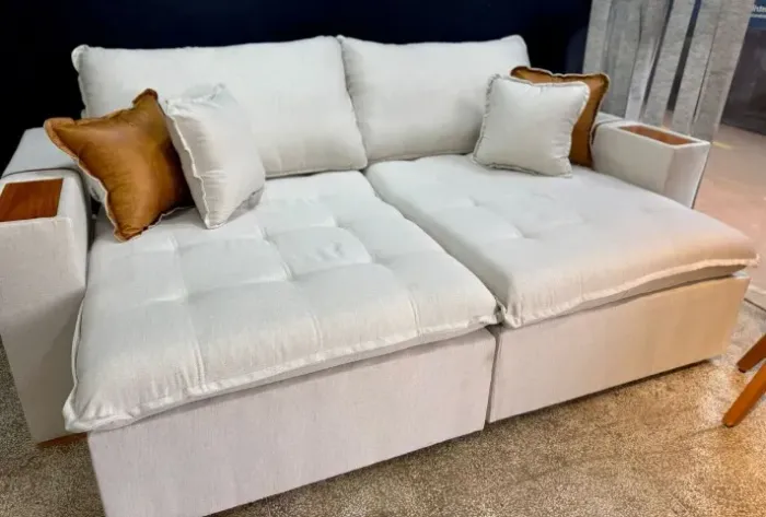 Sofá Cama Retrátil e reclinável 2,38 M Novo Varios modelos