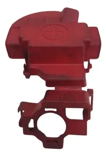 Tampa Positivo Bateria Renault Sandero Logan 2017 A 2021 Vermelho