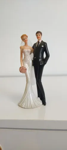 Noivinha para decoração de bolos de casamento