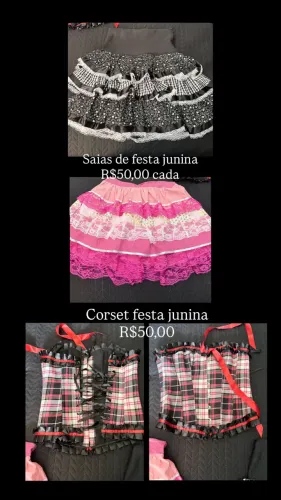 Roupas de festa junina