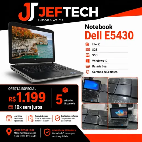 Notebook Dell intel i5