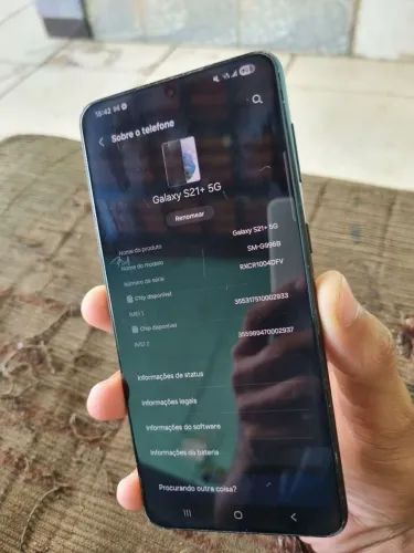 Galaxy s21plus original câmera traseira parou de funcionar 