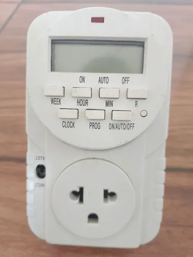 timer digital programável de tomada bivolt