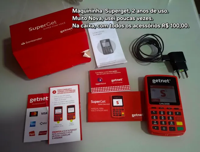 Maquininha de Cartão Superget