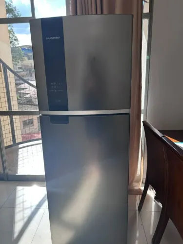 Geladeira Frost Free Duplex 375 Litros Brm45hkana Inox - Brastemp