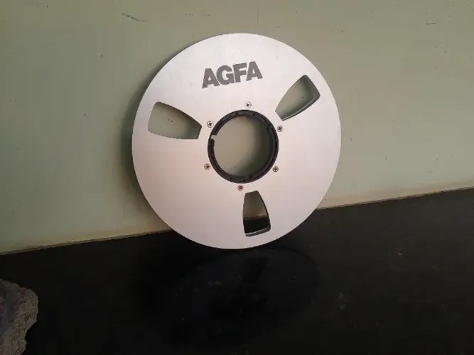 Carretel AGFA para gravador de rolo 10 polegadas