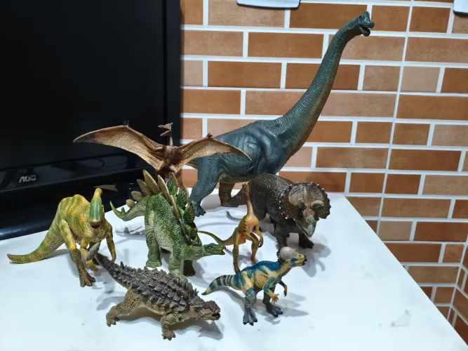 Lote Dinossauros PAPO Jurassic Park