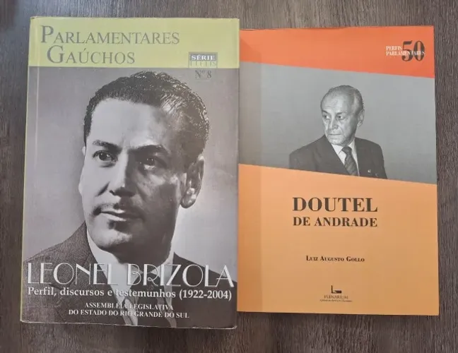 Livros Leonel Brizola e Doutel de Andrade - Para colecionadores - raridade 