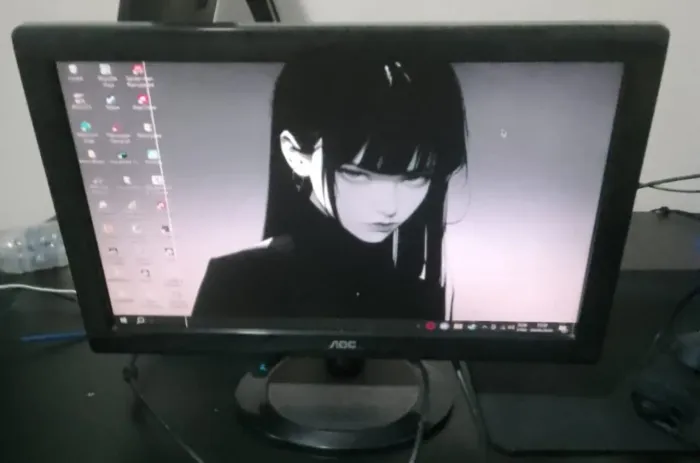 Vendo monitor AOC usado, 18,5 polegadas