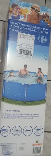 Piscina com armação desmontável 4678 Litros