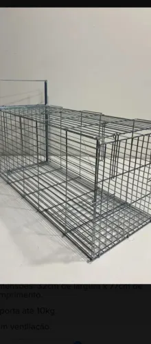 Armadilha Gatoeira Grande Dobravel Porta Automática G