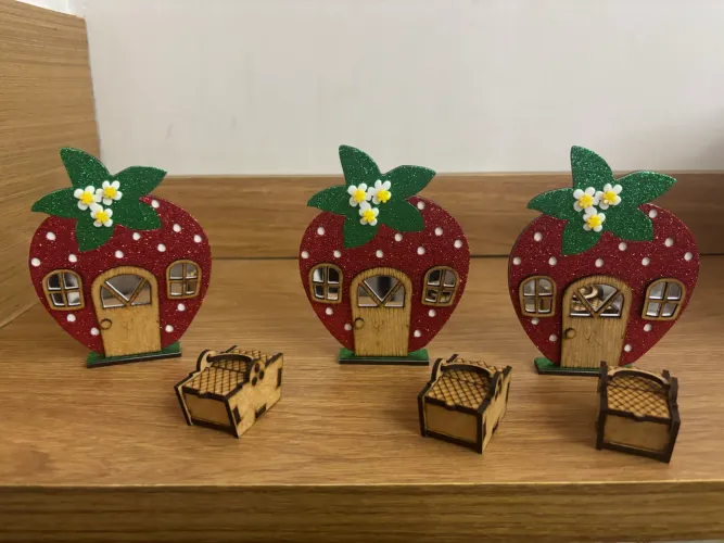 Decoração tema moranguinho