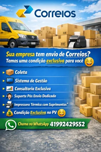 Contrato de Correios , coleta , sistema , assessoria, suprimentos de consumo