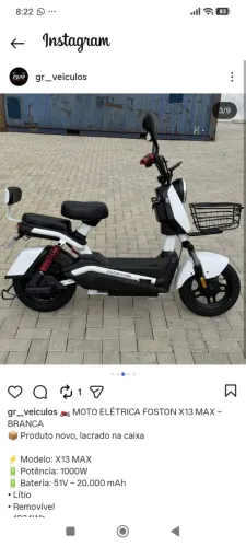 Moto elétrica Foston X13 Max nova