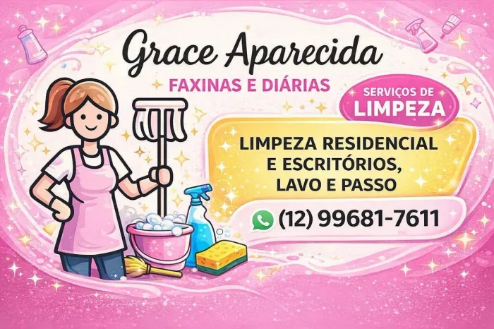 Ofereço serviço de faxineira , arrumadeira , lavadeira e passadoria .