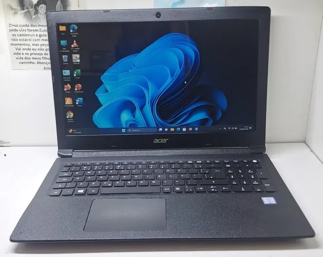 Notebook Acer Intel core i5 8GB de memória ram ddr4 ssd nvme 128GB Windows 11 64bits!!