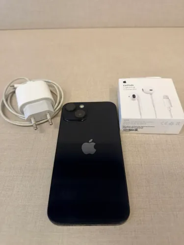 IPhone 14 , 128 Gb , Preto , c/ EarPods Lightning e Carregador Original