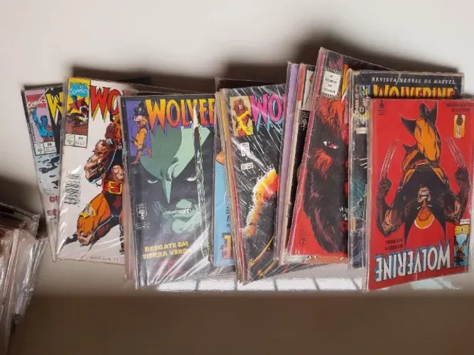 Wolverine (Abril), pcote com várias edições. 