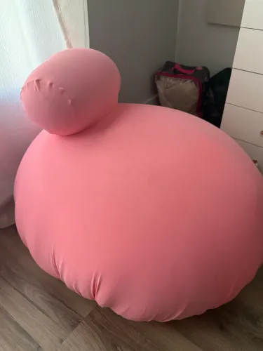 Puff Ergo Com Apoio Preto Fom - Novo