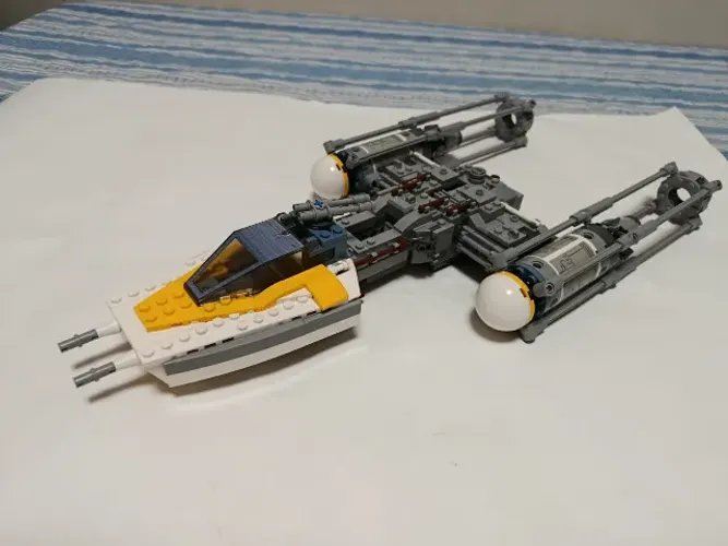 Nave Y-Wing Star Wars Blocos de Montar Compatível com Lego