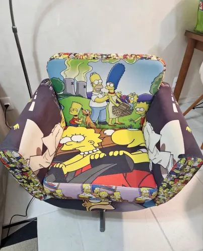Poltrona dos simpsons - peça única - raridade