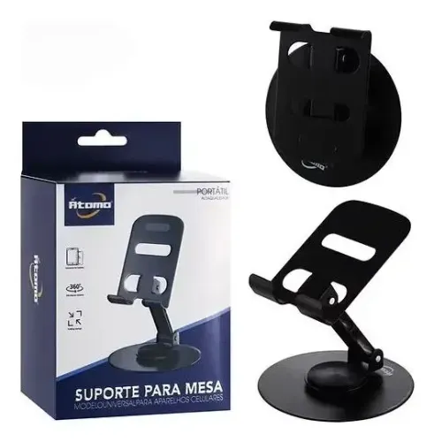 Suporte De Celular Metálico De Mesa