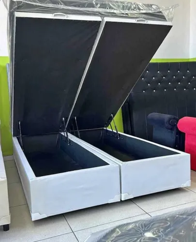 Base box bau Queen (novo) solteiro