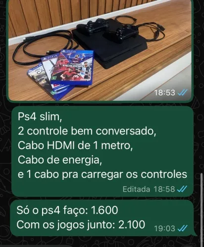 Ps4 slim, completo