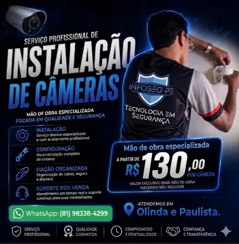 Instalação de Câmera Wi-Fi sem Fio - Configuração
