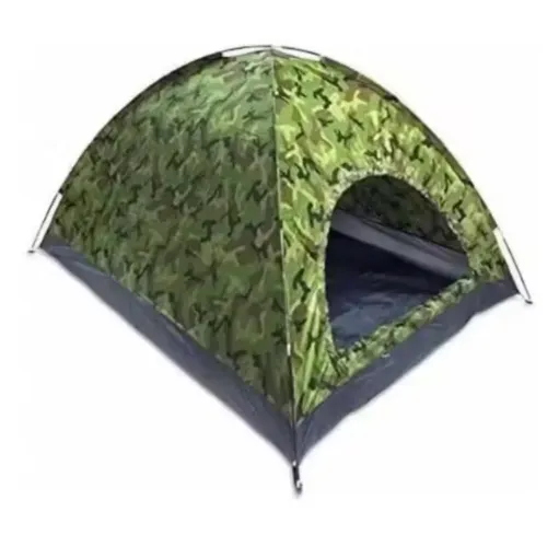 Barraca Camping Camuflada Pantanal 6 Pessoas Tecido Poliester