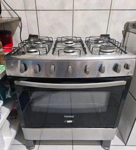 Fogão Consul Inox 6 bocas