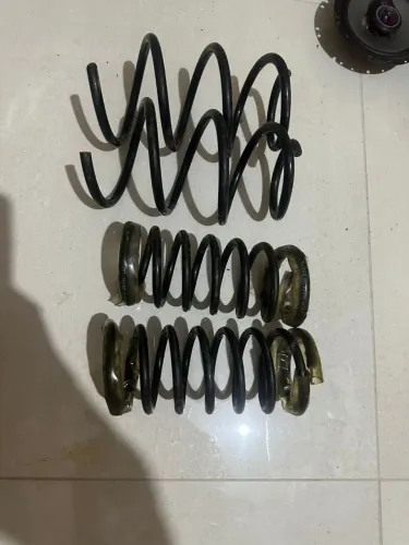 Molas da linha Fiat original, cortadas para tamanho de rodas 17 