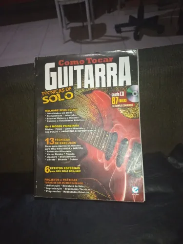 Livro Como Tocar Guitarra técnicas de solo