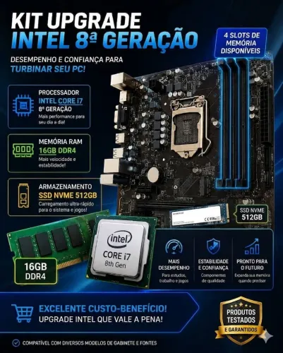 Kit i7 SSD nvme 512 gb 01 pente 16gb de RAM