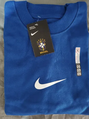 Camiseta Oversized Nike Minimalista (Azul)