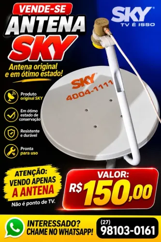 Antena Sky em perfeito estado!!!
