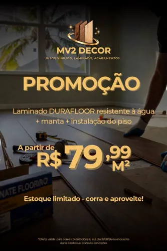 LAMINADO INSTALAÇÃO GRÁTIS