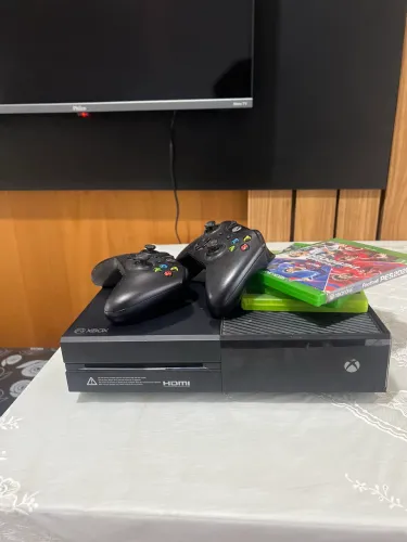 Xbox one completo kinect + dois controles + jogos