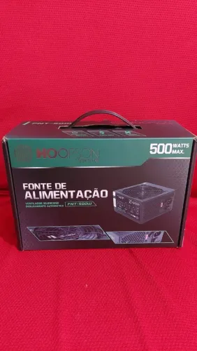 ? Fonte de Alimentação Hoopson 500W FNT-500W (Semi-Nova na Caixa) ?
