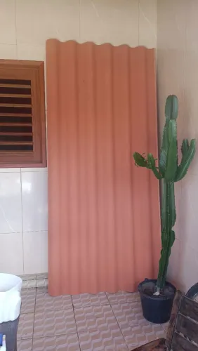 Telha de brasilite nova pintada